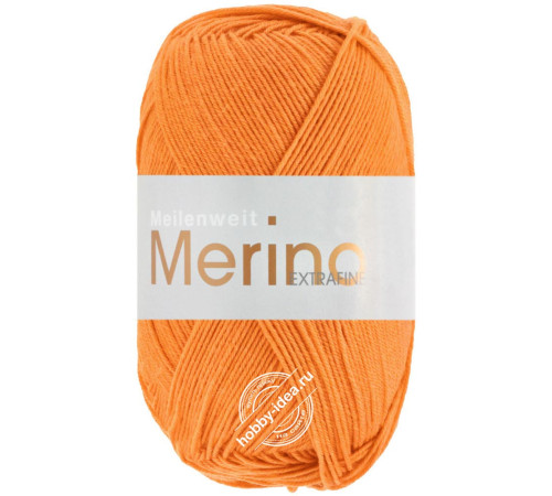 Lana Grossa Meilenweit 100 Merino Extrafine 2444 Куркума