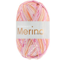 Lana Grossa Meilenweit 100 Merino Extrafine Bella 4501 Оранжево-розовый