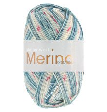 Lana Grossa Meilenweit 100 Merino Extrafine Bella 4502 Сине-розовый