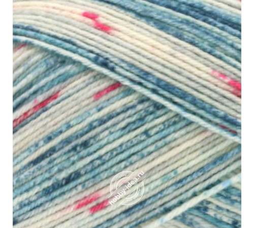 Lana Grossa Meilenweit 100 Merino Extrafine Bella 4502 Сине-розовый