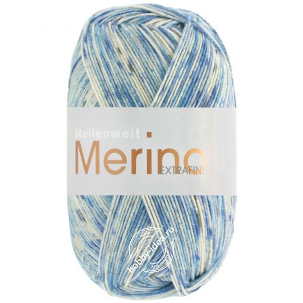 Lana Grossa Meilenweit 100 Merino Extrafine Bella 4504 Голубой из категории Lana Grossa Meilenweit 100 Merino Extrafine Bella