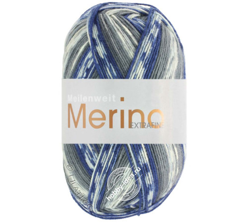 Lana Grossa Meilenweit 100 Merino Extrafine Denim Mix 2601