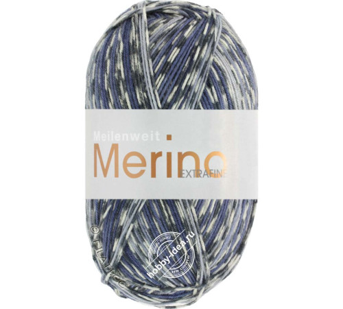 Lana Grossa Meilenweit 100 Merino Extrafine Denim Mix 2602