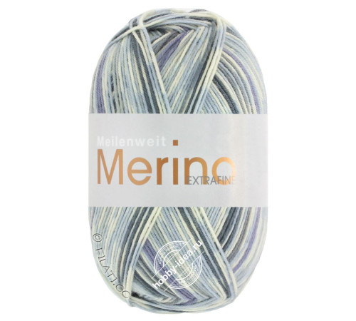 Lana Grossa Meilenweit 100 Merino Extrafine Denim Mix 2604