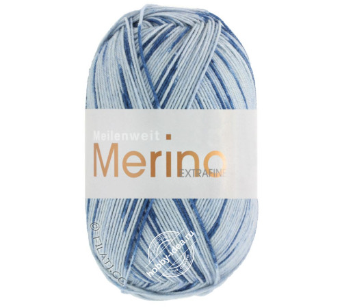 Lana Grossa Meilenweit 100 Merino Extrafine Denim Mix 2606