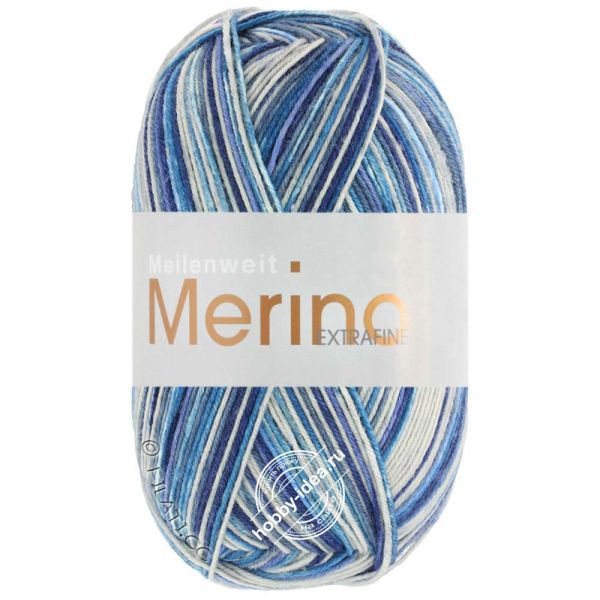 Lana Grossa Meilenweit 100 Merino Extrafine Denim Mix 2607 из категории Lana Grossa Meilenweit 100 Merino Extrafine Denim Mix
