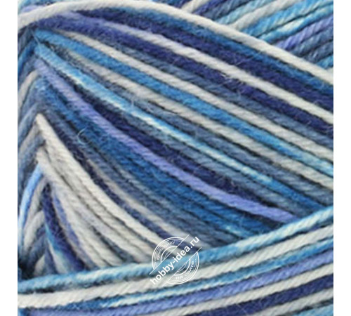 Lana Grossa Meilenweit 100 Merino Extrafine Denim Mix 2607
