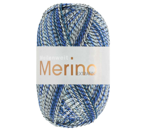 Lana Grossa Meilenweit 100 Merino Extrafine Denim Mix 2608