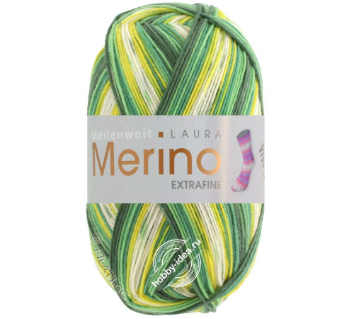 Lana Grossa Meilenweit 100 Merino Extrafine Laura 4551