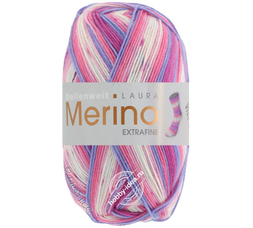 Lana Grossa Meilenweit 100 Merino Extrafine Laura 4552