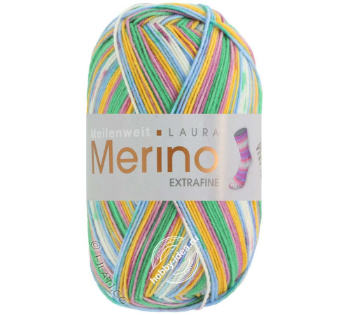 Lana Grossa Meilenweit 100 Merino Extrafine Laura 4556