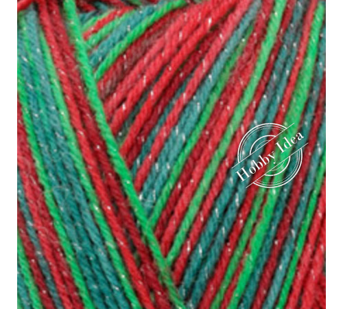 Lana Grossa Meilenweit 100 Merino Christmas Lurex 6794