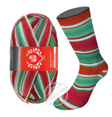 Lana Grossa Meilenweit 100 Merino Christmas Lurex 6796