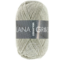 Lana Grossa Meilenweit 50 1102 Светло-серый меланж