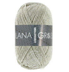 Lana Grossa Meilenweit 50 1102 Светло-серый меланж