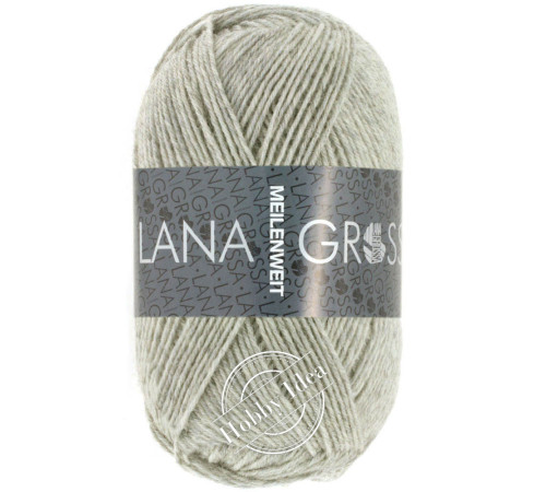 Lana Grossa Meilenweit 50 1102 Светло-серый меланж