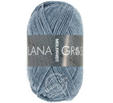 Lana Grossa Meilenweit 50 1302 Серый джинс меланж