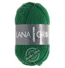 Lana Grossa Meilenweit 50 1367 Бутылочный зеленый