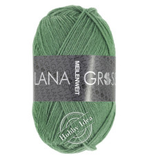 Lana Grossa Meilenweit 50 1377 Серо-зелёный