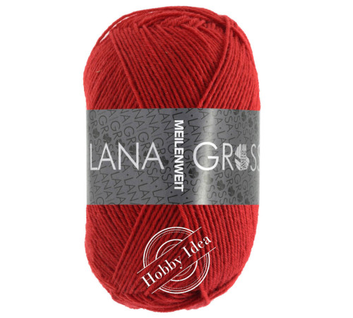 Lana Grossa Meilenweit 50 1383 Огненно-красный