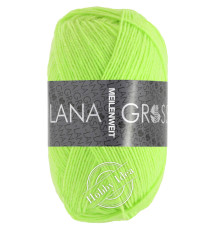 Lana Grossa Meilenweit 50 1393 Неоновый жёлто-зелёный