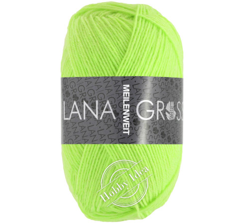 Lana Grossa Meilenweit 50 1393 Неоновый жёлто-зелёный