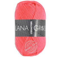 Lana Grossa Meilenweit 50 1397 Неоновый коралл
