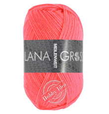 Lana Grossa Meilenweit 50 1397 Неоновый коралл