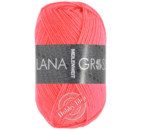 Lana Grossa Meilenweit 50 1397 Неоновый коралл