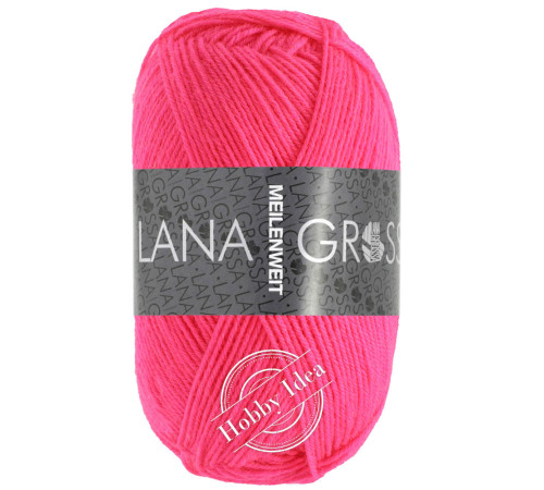 Lana Grossa Meilenweit 50 1398 Неоновый розовый