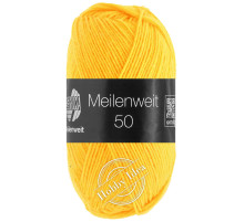 Lana Grossa Meilenweit 50 1421 Ярко жёлтый