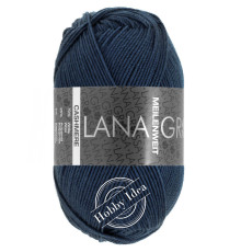 Lana Grossa Meilenweit 50 Cashmere 09 Тёмно-синий