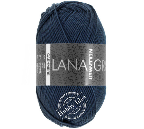 Lana Grossa Meilenweit 50 Cashmere 09 Тёмно-синий