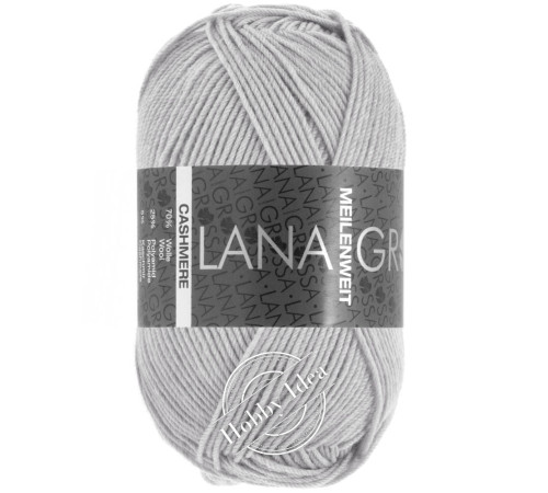Lana Grossa Meilenweit 50 Cashmere 35 Светло-серый