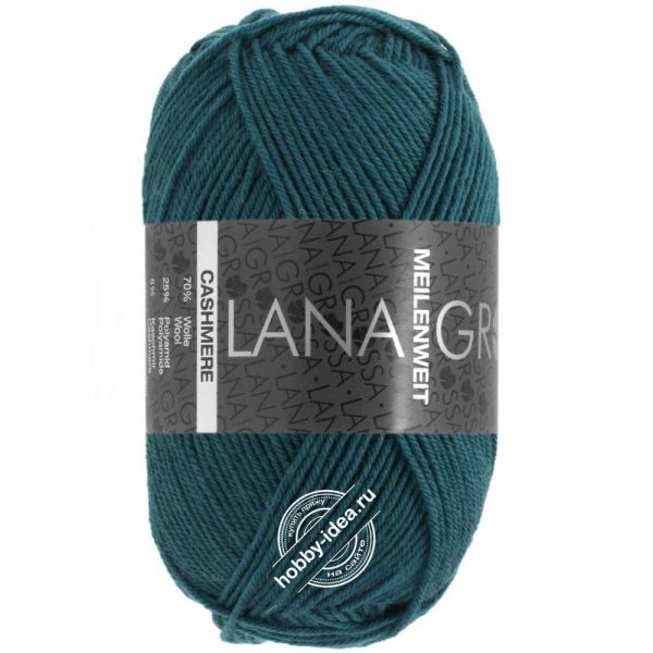 Lana Grossa Meilenweit 50 Cashmere 42 Глубокое зелёное море из категории Lana Grossa Meilenweit 50 Cashmere