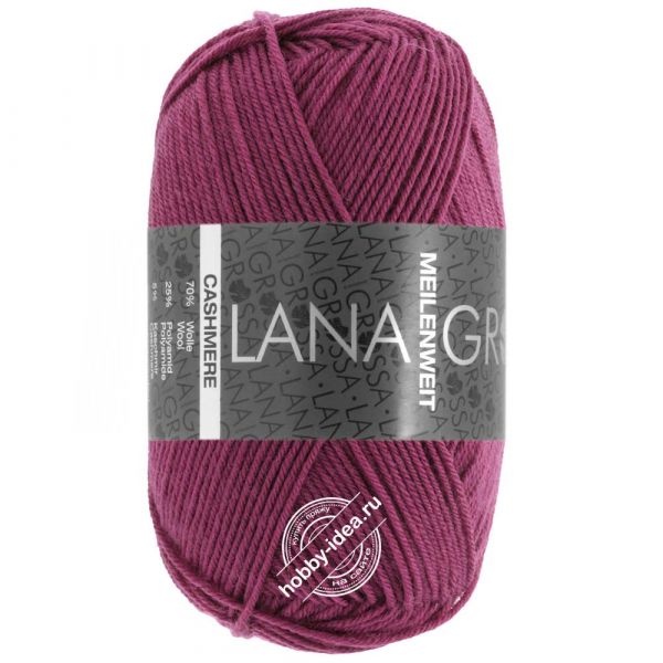 Lana Grossa Meilenweit 50 Cashmere 52 Фуксия из категории Lana Grossa Meilenweit 50 Cashmere