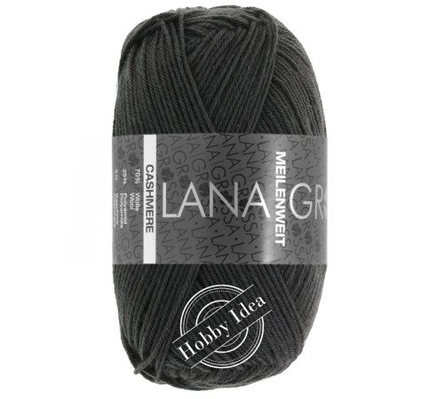 Lana Grossa Meilenweit 50 Cashmere 55 Графит