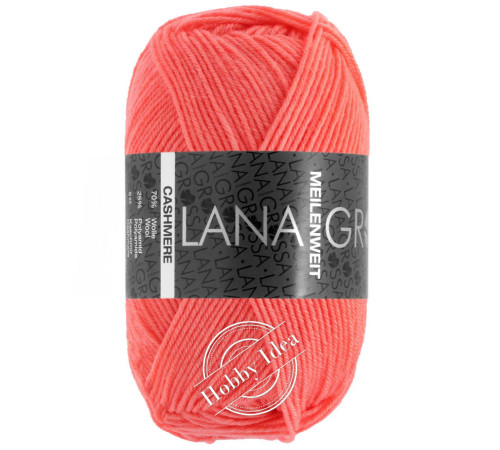 Lana Grossa Meilenweit 50 Cashmere 57 Яркий лосось