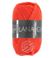 Lana Grossa Meilenweit 50 Cashmere 67 Яркий коралловый