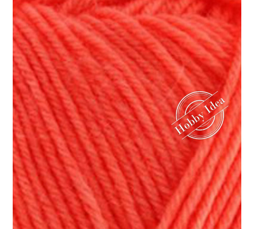 Lana Grossa Meilenweit 50 Cashmere 67 Яркий коралловый