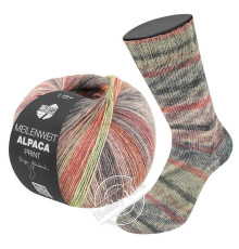 Lana Grossa Meilenweit 100 Alpaca Print 2105