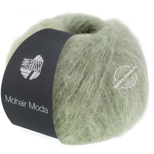 Lana Grossa Mohair Moda 003 Серо-зелёный из категории Lana Grossa Mohair Moda