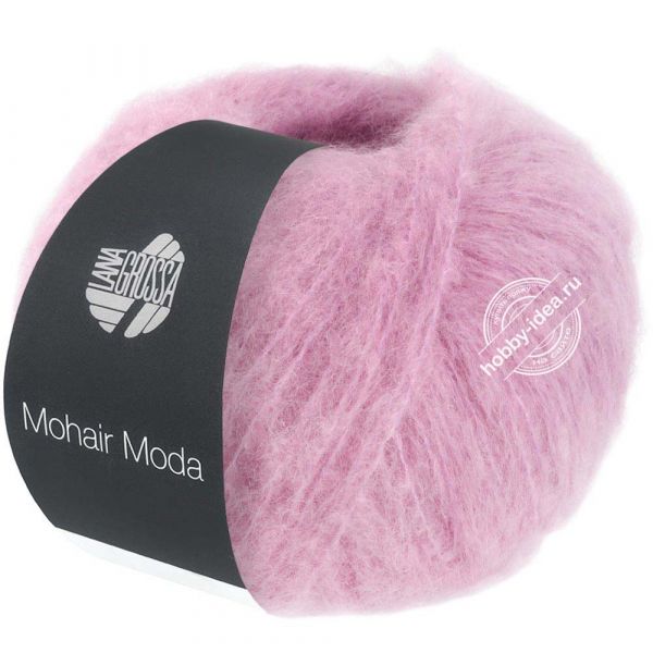 Lana Grossa Mohair Moda 009 Розово-сиреневый из категории Lana Grossa Mohair Moda