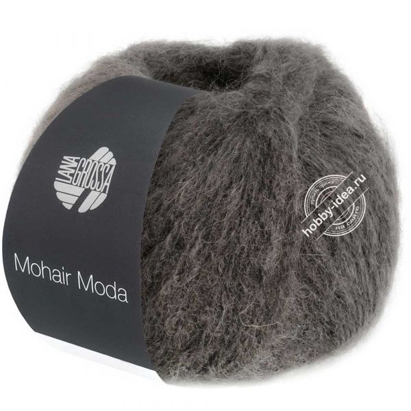 Lana Grossa Mohair Moda 015 Тёмно-серый из категории Lana Grossa Mohair Moda