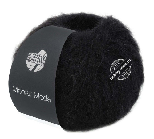 Lana Grossa Mohair Moda 016 Чёрный