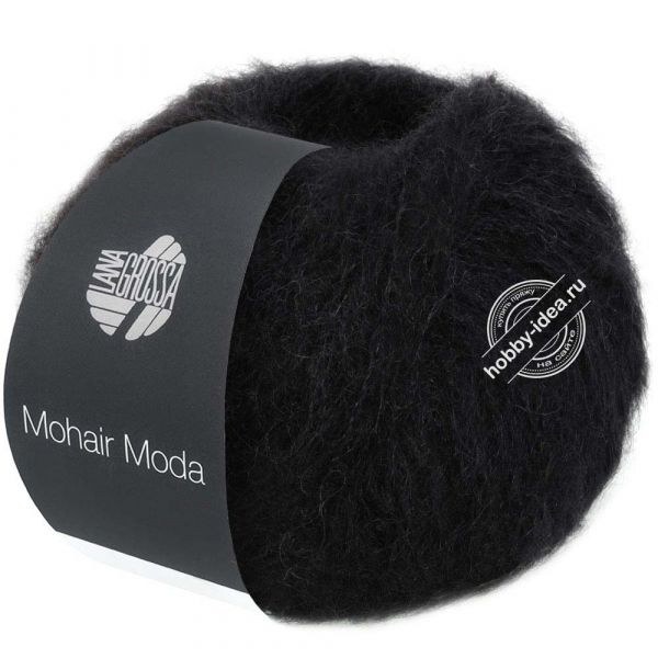 Lana Grossa Mohair Moda 016 Чёрный из категории Lana Grossa Mohair Moda