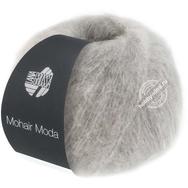 Lana Grossa Mohair Moda 017 Светло-серый из категории Lana Grossa Mohair Moda