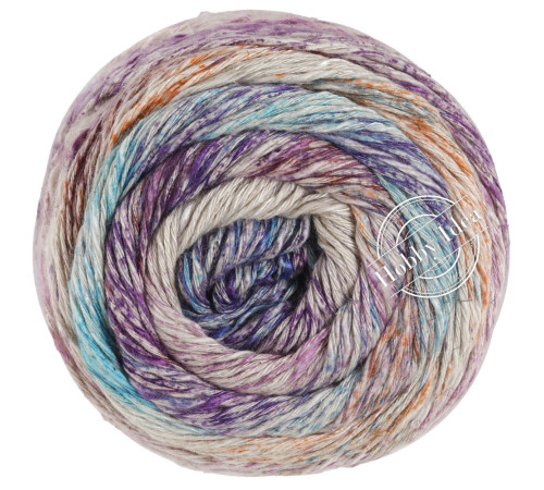 Lana Grossa Mosaico 007 Чернично-сине-охровый