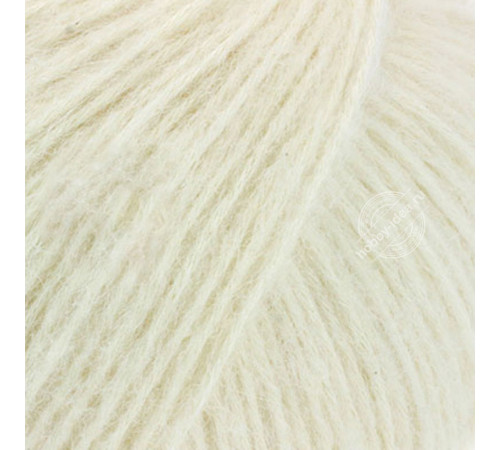 Lana Grossa Natural Alpaca Pelo 01 Белое сукно