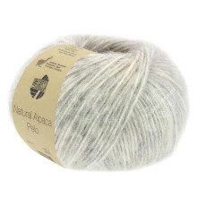Lana Grossa Natural Alpaca Pelo 02 Серо-белый